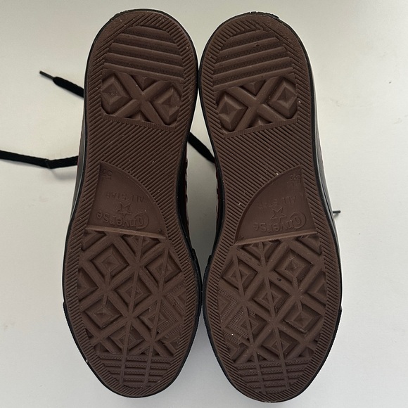 Converse Chuck Taylor All Star Lift Platform Leopard Zebra Glitter Sneakers - Picture 11 of 13